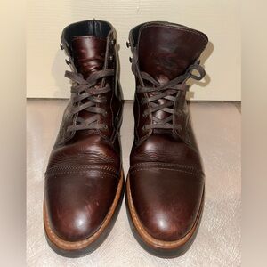 Thursday Boot Company Men's Dark Brown Leather lace up Chukka Boots 9
